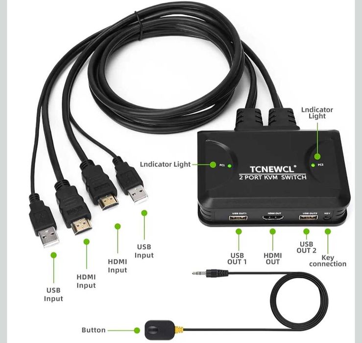 KVM перемикач Switch TCNEWCL