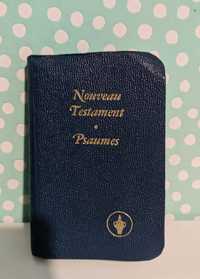 Biblia Nowy Testament Psalmy po francusku kieszonkowa