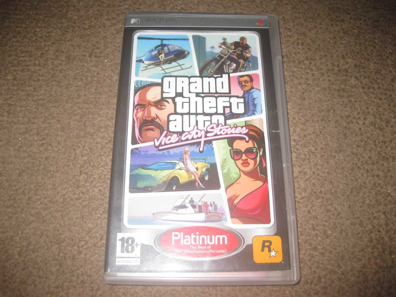 Jogo para a PSP "Grand Theft Auto: Vice City Stories"