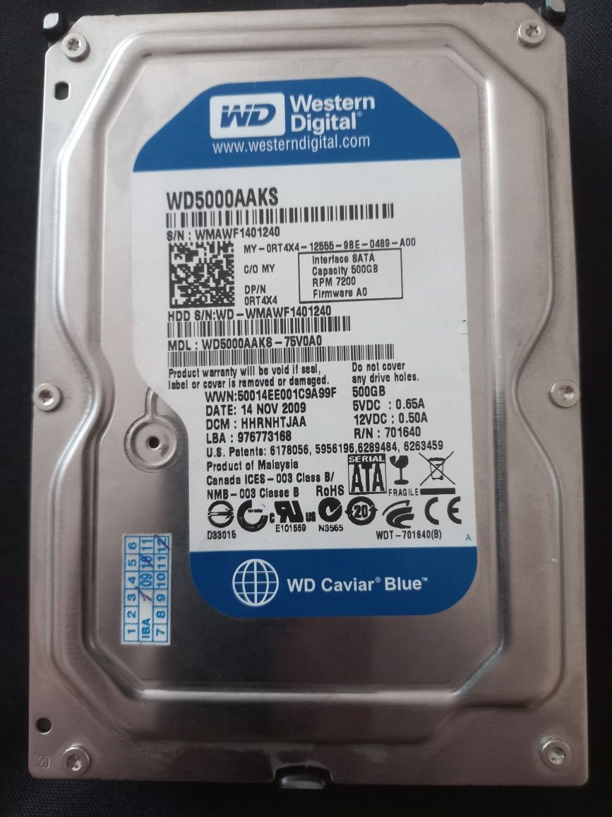 Жорсткий диск HDD Toshiba, WD - 500 Gb