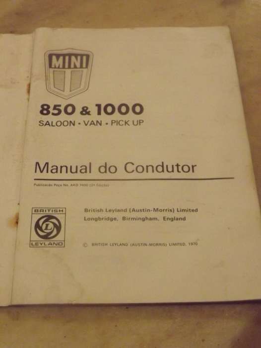 Manual do condutor - Mini