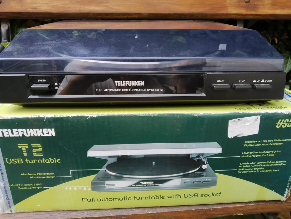 Telefunken T2 USB turntable вініловий програвач