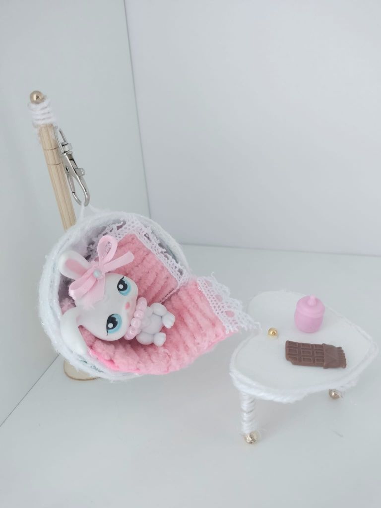 LPS littlest pet shop zestaw mebelków i akcesoriów DIY