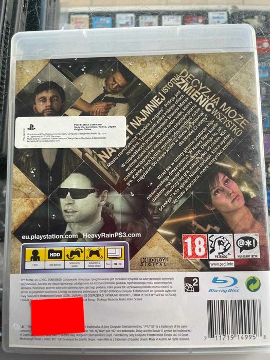 Playstation 3 - Heavy Rain - PL - Sklep - Wolumen - Metro Wawrzyszew