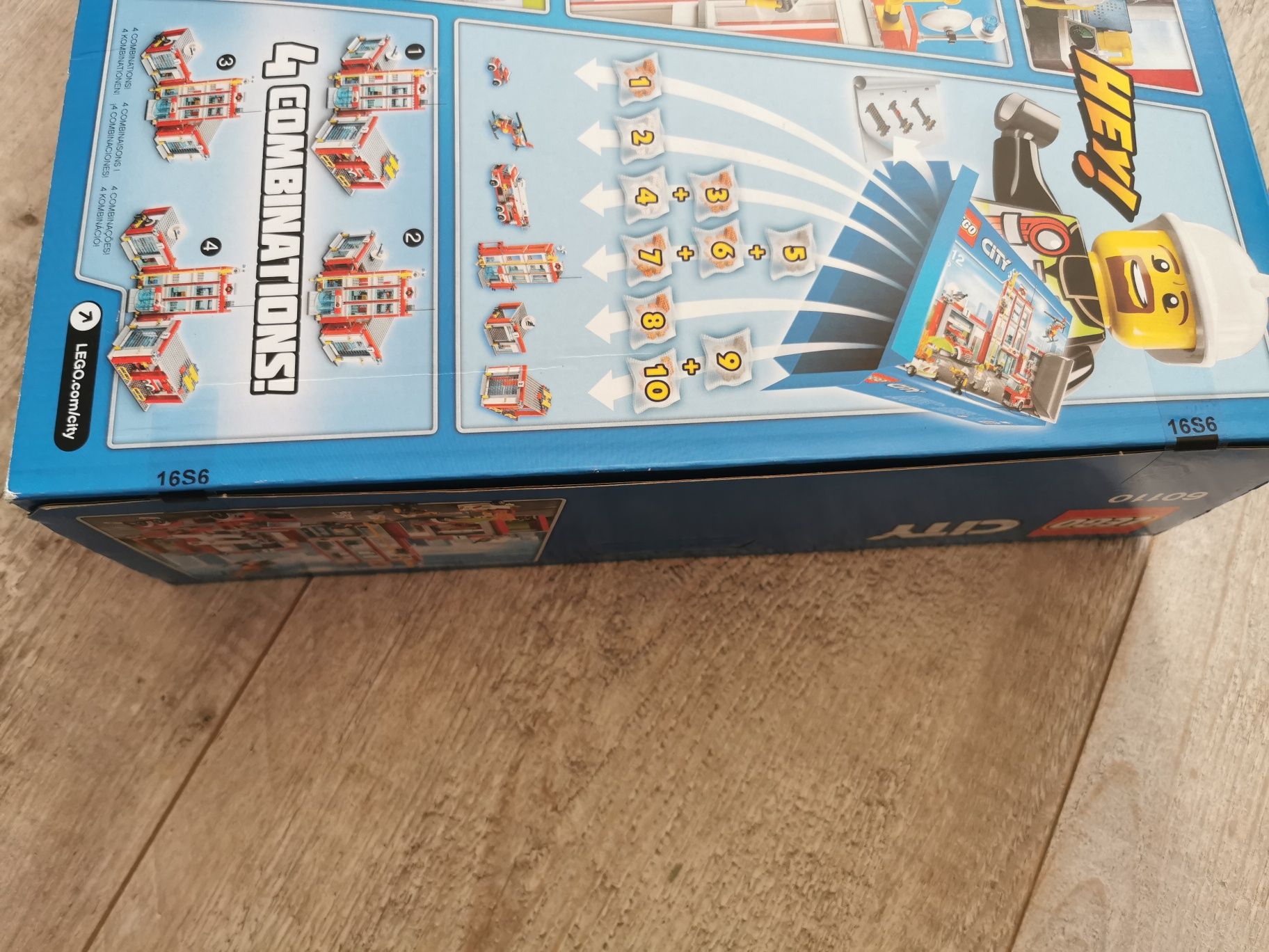 Zestaw Lego 60110 Remiza Straż Pożarna Oryginalnie Zapakowane Nowe