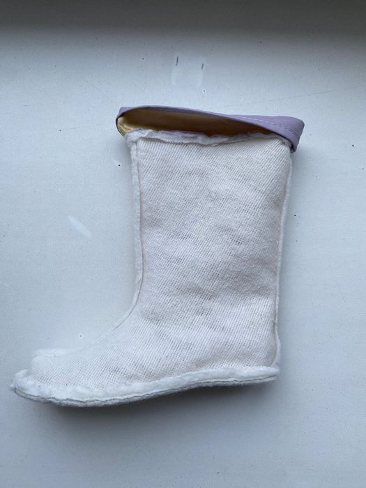 Гумові чобот з підсвіткою 24-25 розмір