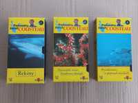 Podwodny świat Cousteau 3 kasety VHS