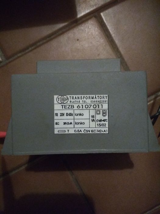 Трансформатор ТВР 230 V на 28 V/3.4 A, 95 VA
