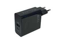 Szybka ładowarka sieciowa 120W 1 Porty USB, 1 Porty USB-C czarna/biała