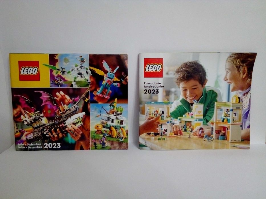 Catálogos lego antigos e recentes