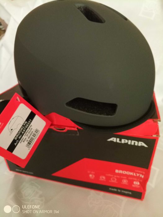 Kask Rowerowy Alpina Brooklyn 57-62 cm Coffee-Grey Matt