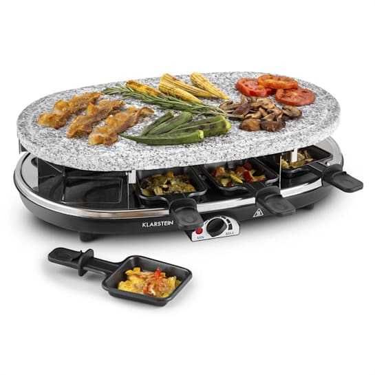 Raclette grill elektryczny 8 osób 1500W pancake