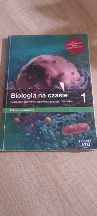 Podręcznik biologia na czasie liceum i technikum kl.1