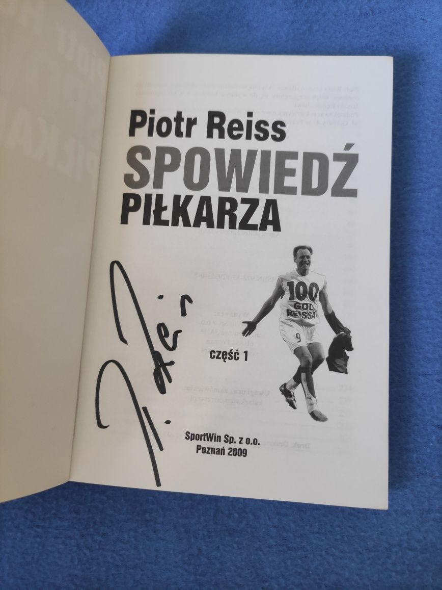 Książka Piotr Reiss Spowiedź Piłkarza Autograf