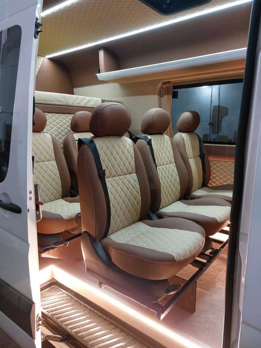 Переобладнання бусів всіх марок та моделей. Перетяжка, Обшивка салонів