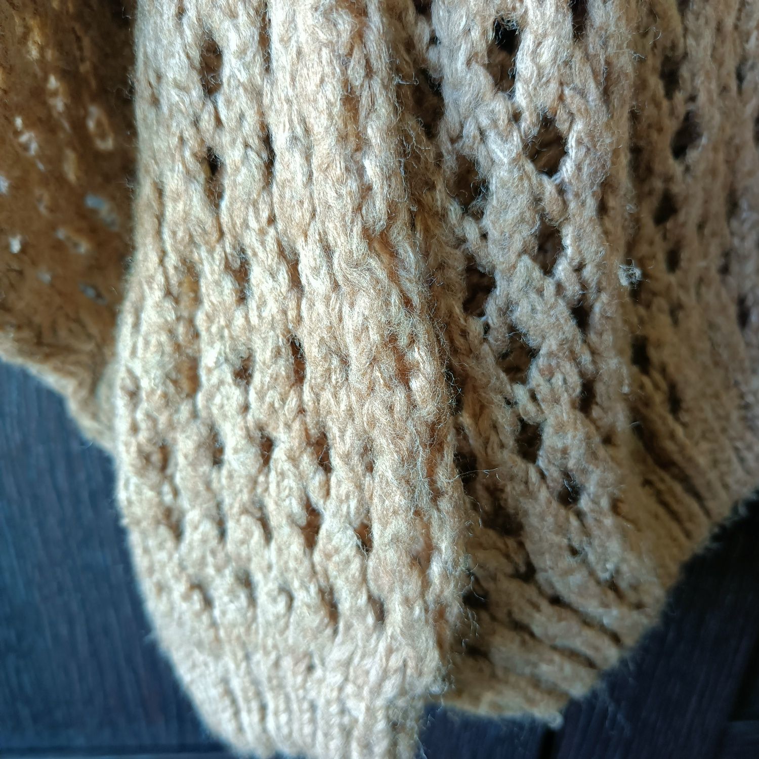 Sweter ażurowy uni