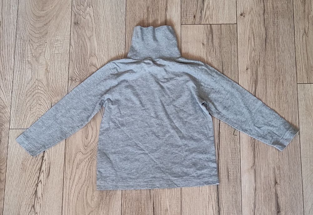 Golf golfik dziewczęcy szary 98-104