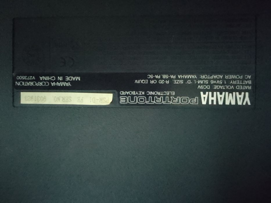 Yamaha PORTATONE electronic KEYBOARD