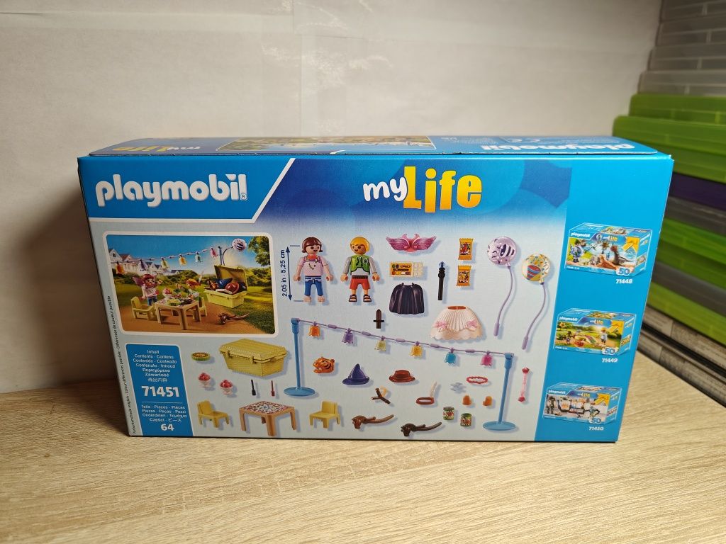 Playmobil 71451 MyLife Bal Przebierańców NOWY ZAPLOMBOWANY