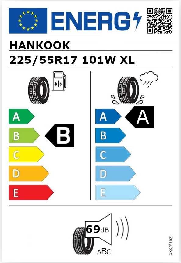 Nowe opony letnie HANKOOK VENTUS PRIME 4 K135 225/55R17 101W XL