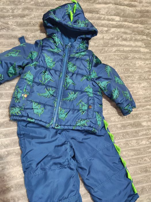 Зимовий костюм carter's 24 куртка і комбінезон теплий картерс