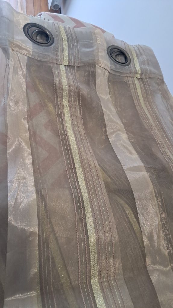 Conjunto de 3 cortinas para quarto