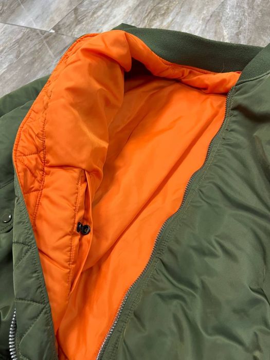 Дутий бомбер Alpha Industries MA-1 оверсайз куртка альфа XXL ma-2 n2b