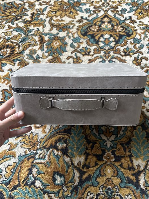 Зелений набір для чайної церемонії у прямокутному кейсі