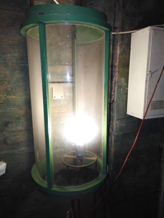 Wielka przemysłowa oprawa np lampy loft grube aluminium pleksi design