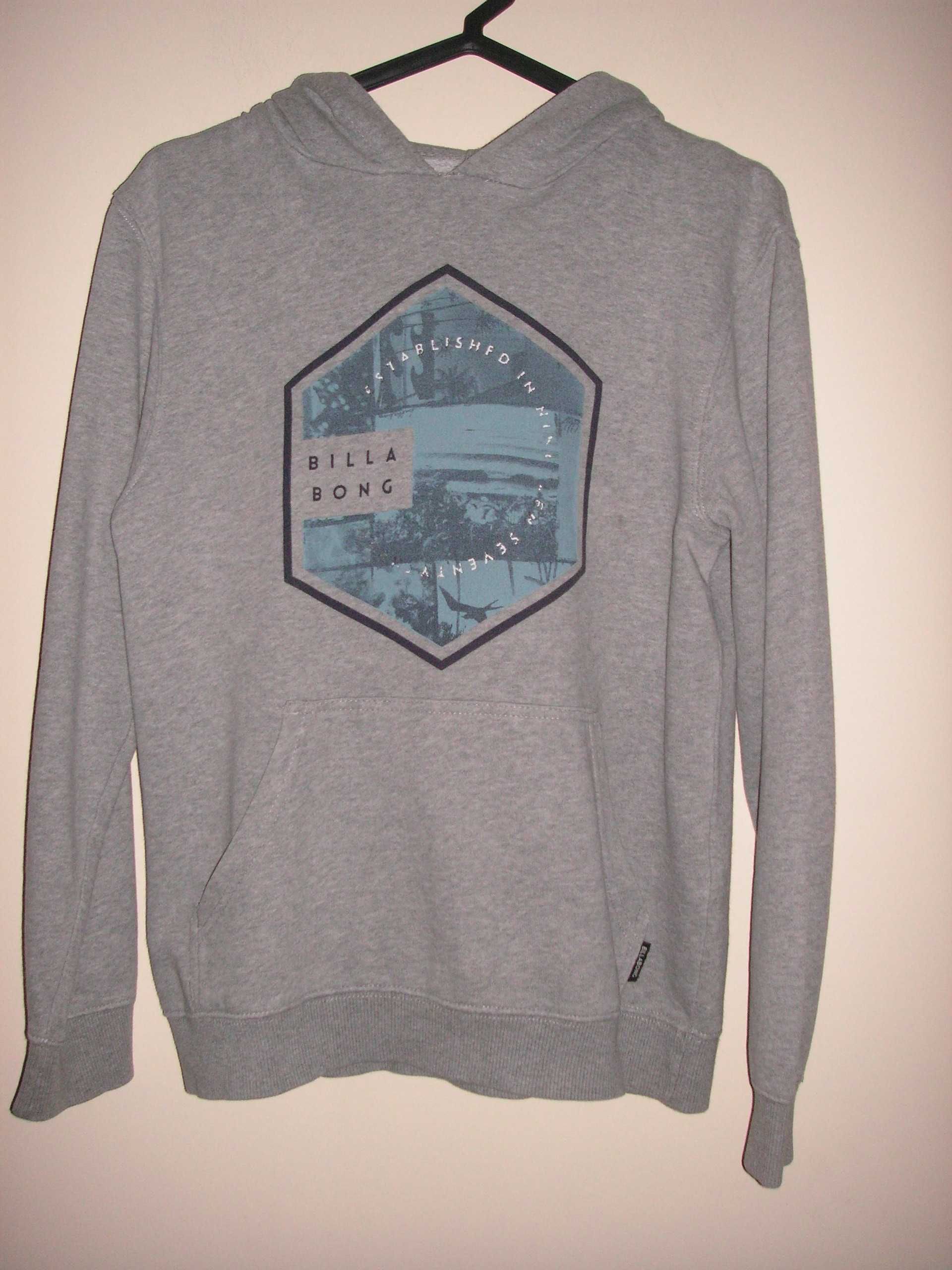 Sweat com Capuz Billabong T/12 e QuikSilver T/14