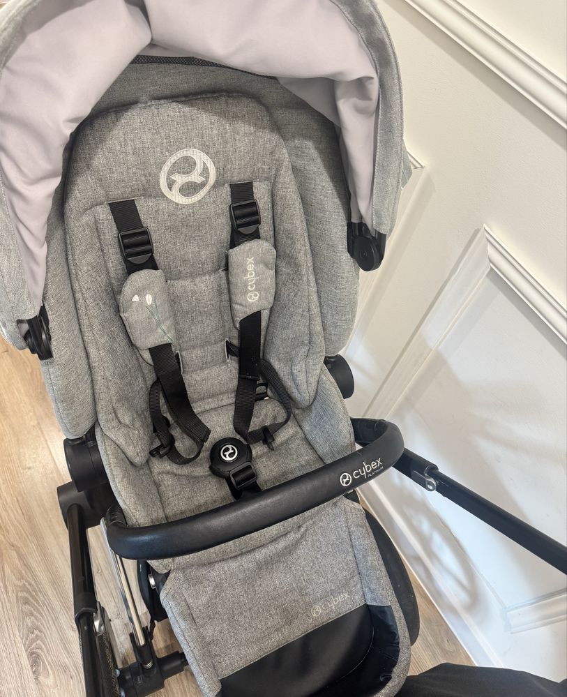 Cybex Priam Koi srebrny + torba