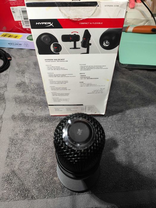 Mikrofon HyperX SoloCast USB – Nowy (Po zwrocie)