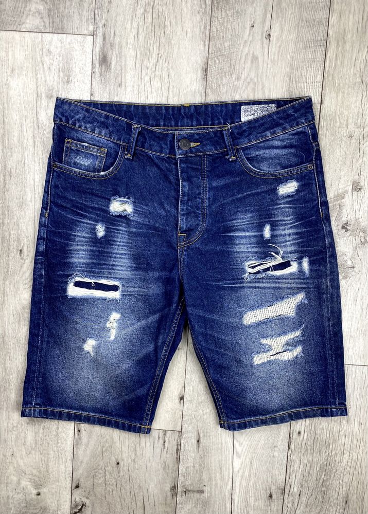 Denim co. шорты w34 размер джинсовые синие оригинал