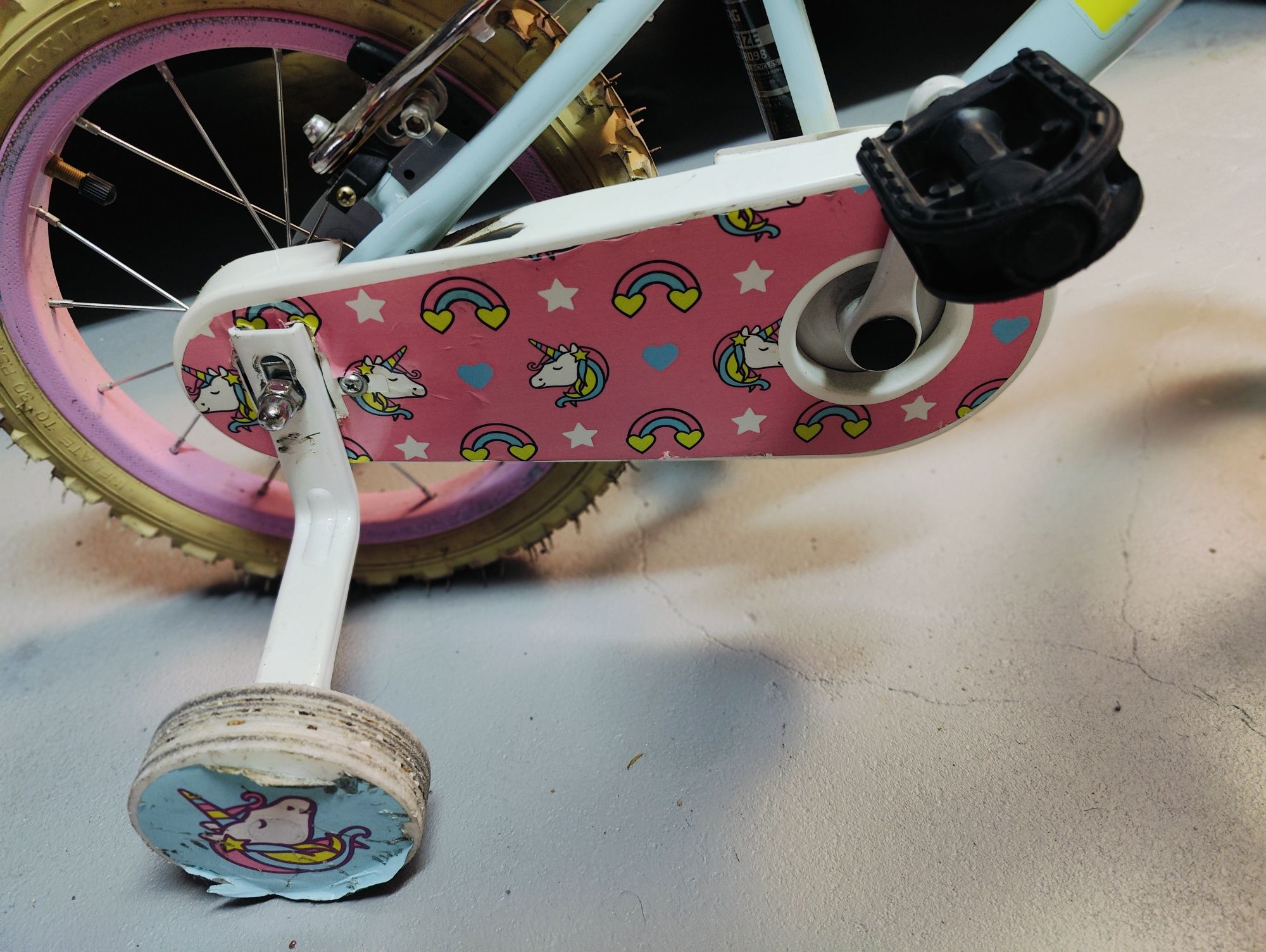 Bicicleta Unicórnio com rodinhas