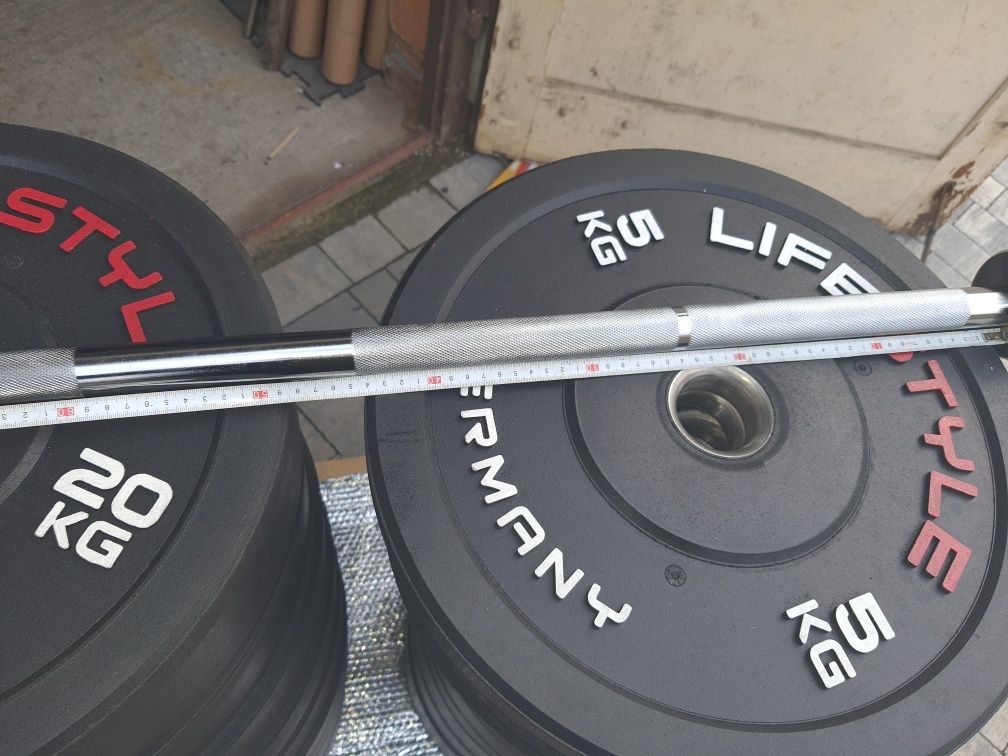 Ģryf olimpijski PROMOCJA! 220cm 20 kg Bauer Fitness nowy