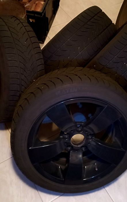 Alufelgi 5x120 r17 BMW z oponami zimowymi