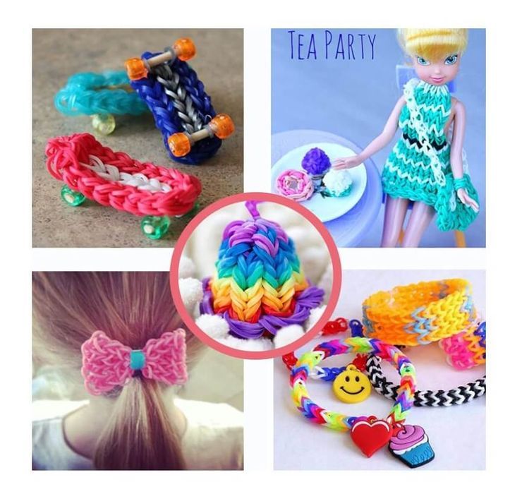Zestaw do Robienia Bransoletek z Gumek LOOM BANDS 200 szt + Akcesoria
