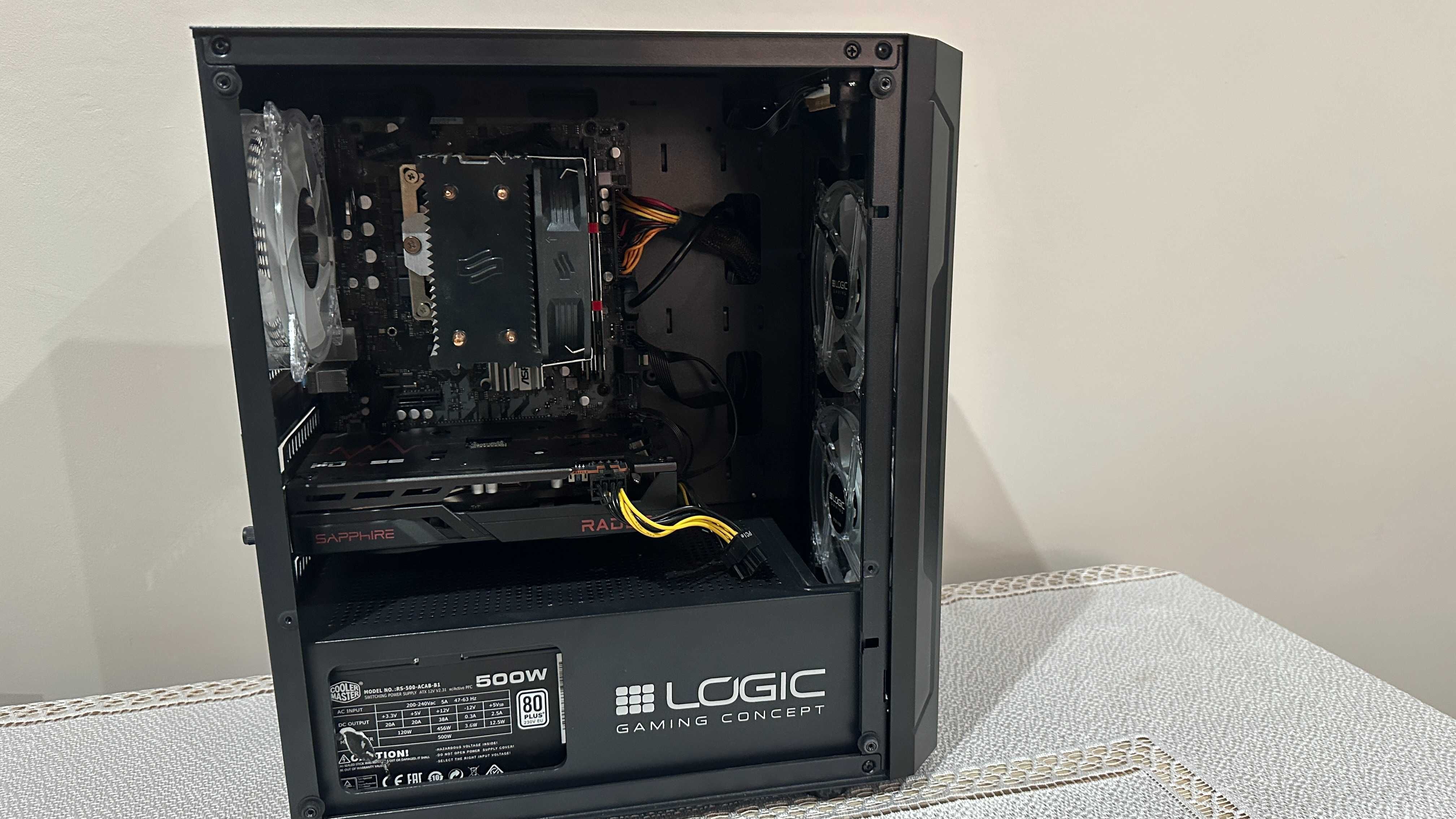 Komputer do Gier Intel Core I3-10100F/16GB DDR4/512GB SSD/RX 6600 8GB
