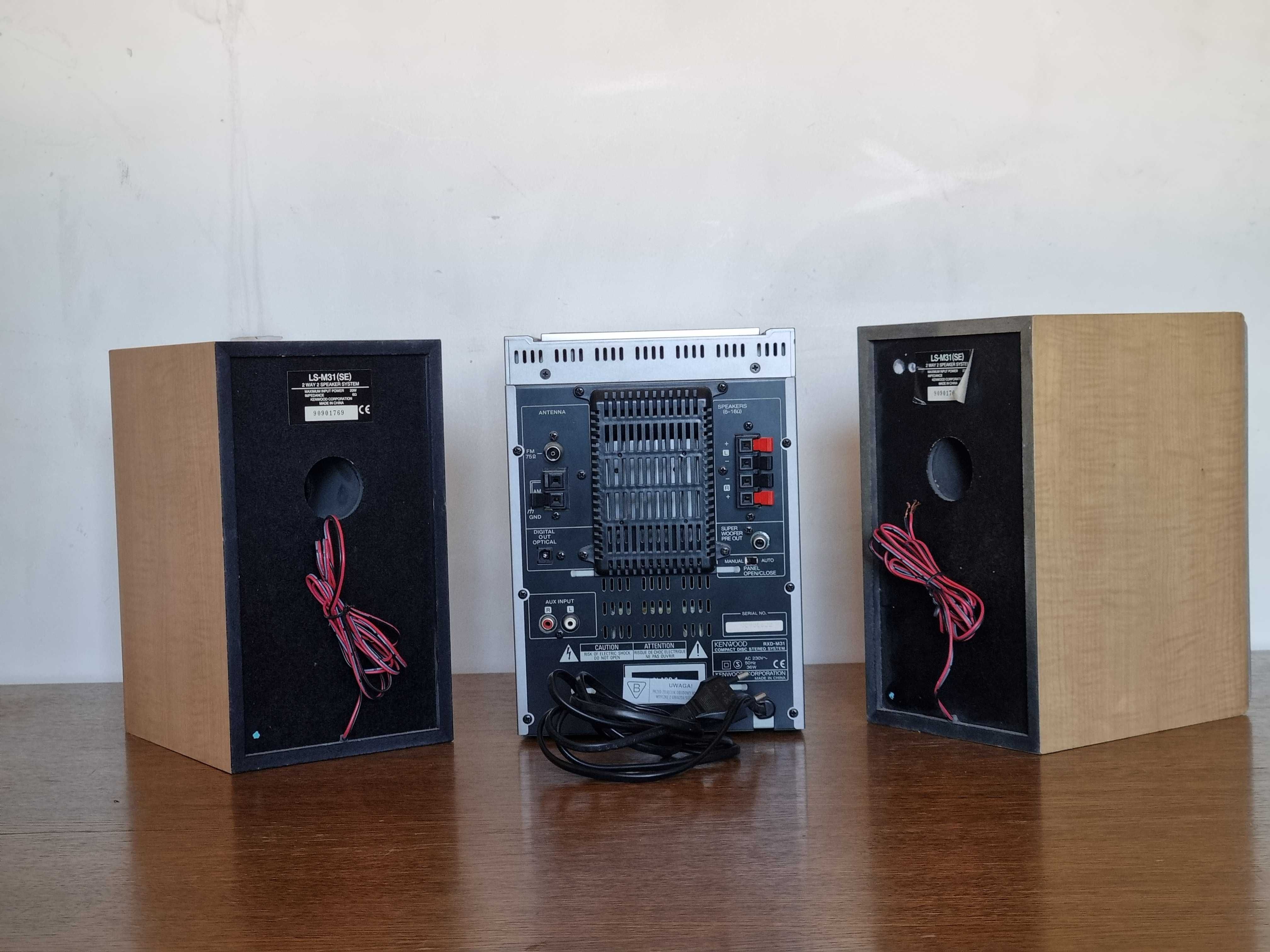 Wieża KENWOOD + 2 głośniki KENWOOD vintage