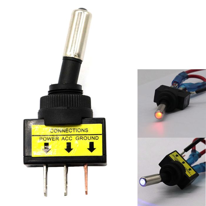 Interruptor / Switch 3 Pinos LED ON OFF