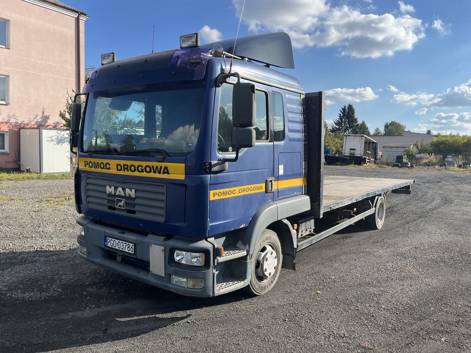 Man TGL 10.240 8.240 laweta platforma stare tacho automat klima