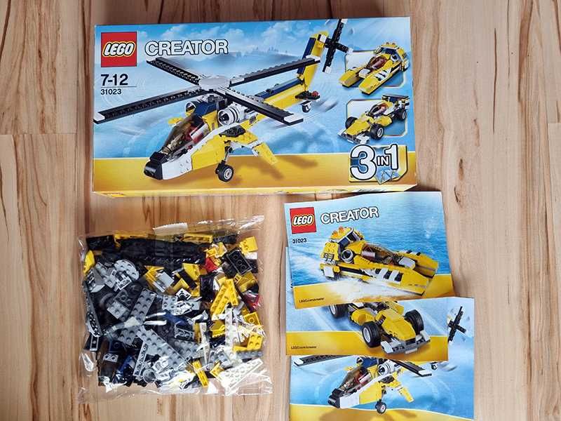 Lego Creator 31023 Szybkie Pojazdy - komplet z pudełkiem