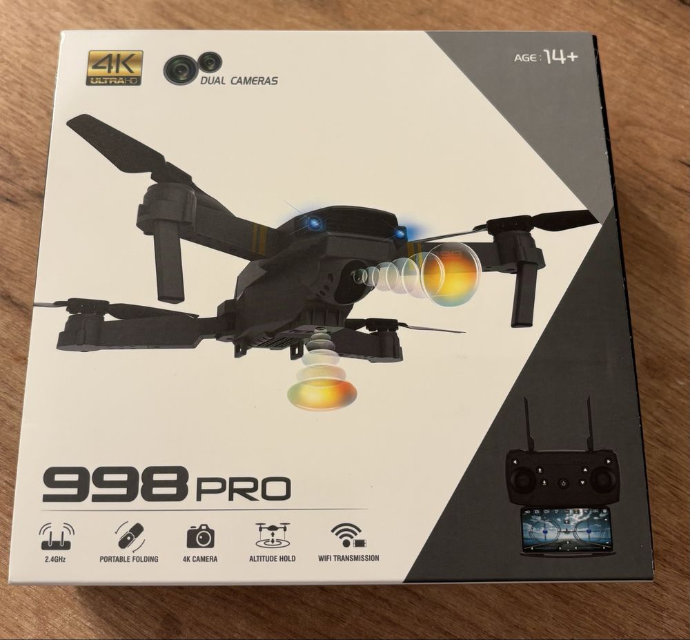 Dron 998PRO 4K Fabrycznie nowy Prezent