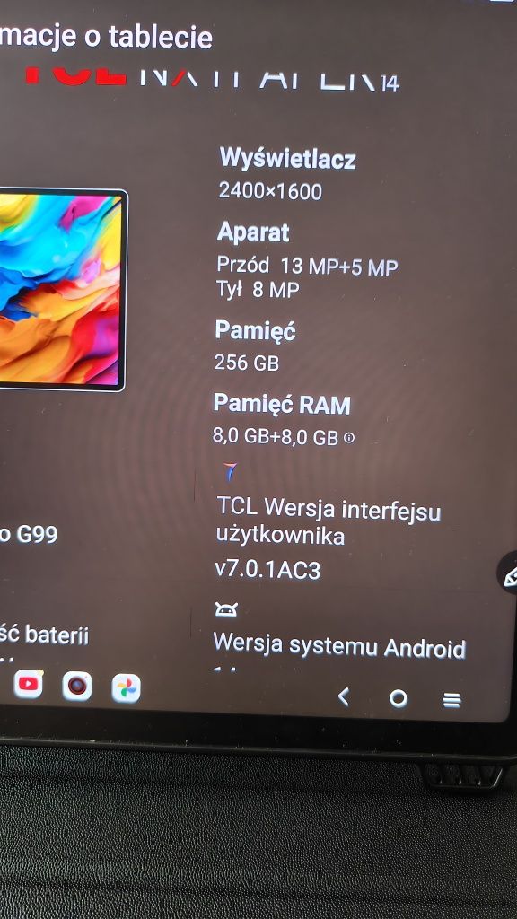 Tablet TCL 14 nxtpaperr