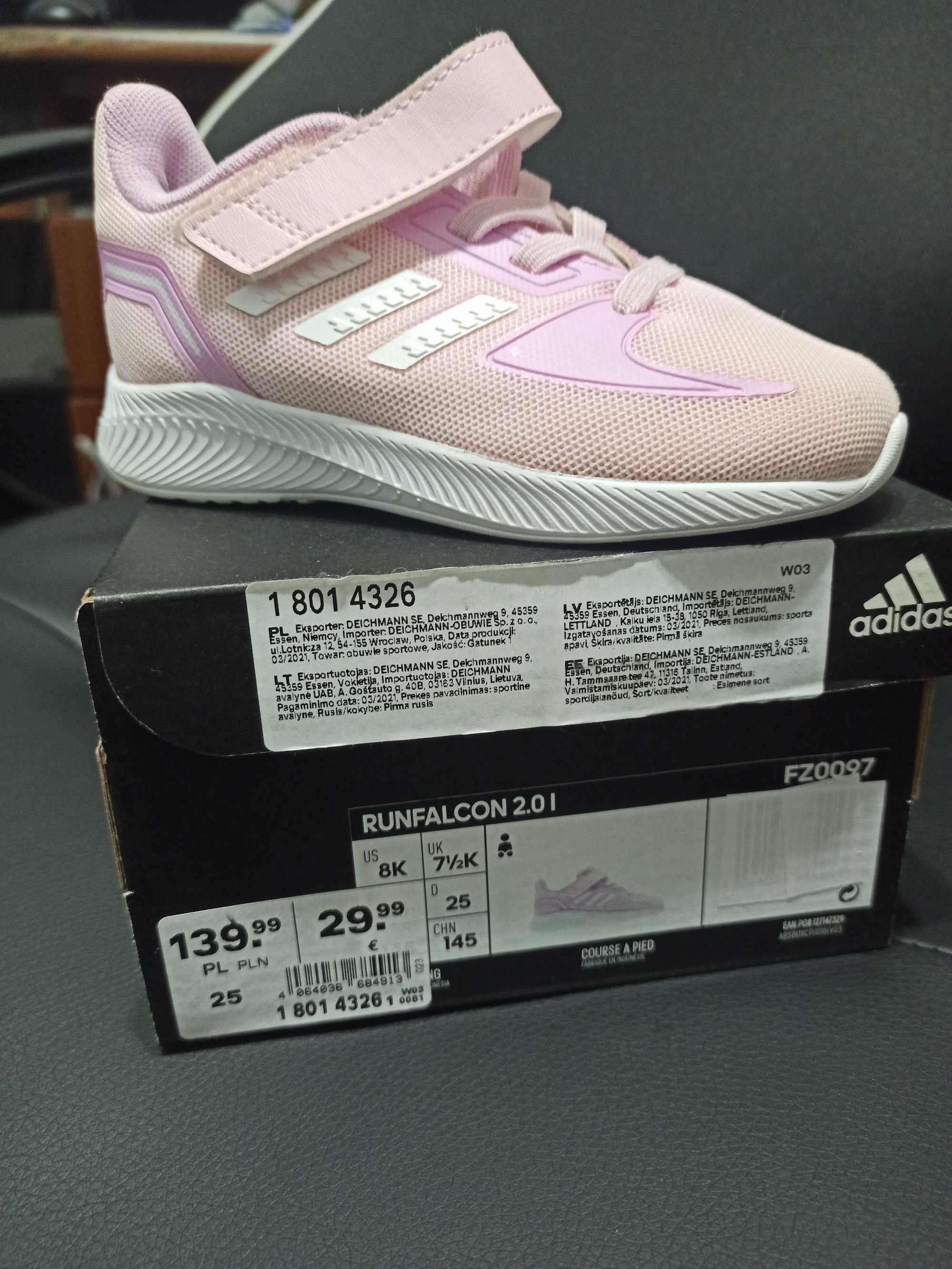 Buty Adidas 25 dla dziewczynki