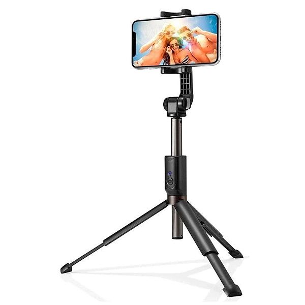 Selfie stick Spigen S540W Bluetooth z tripodem - czarny