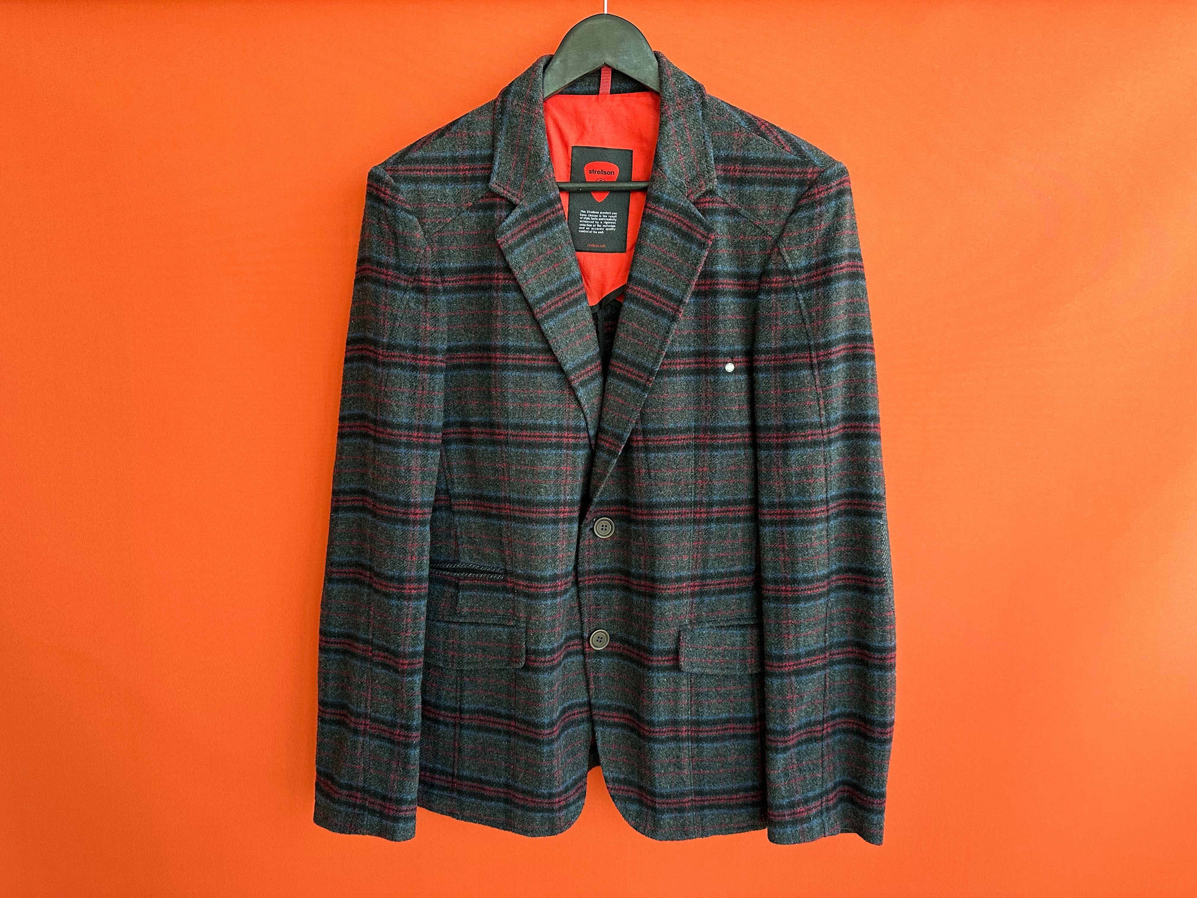 Strellson оригинал мужской пиджак Блэйзер пальто размер M Б У