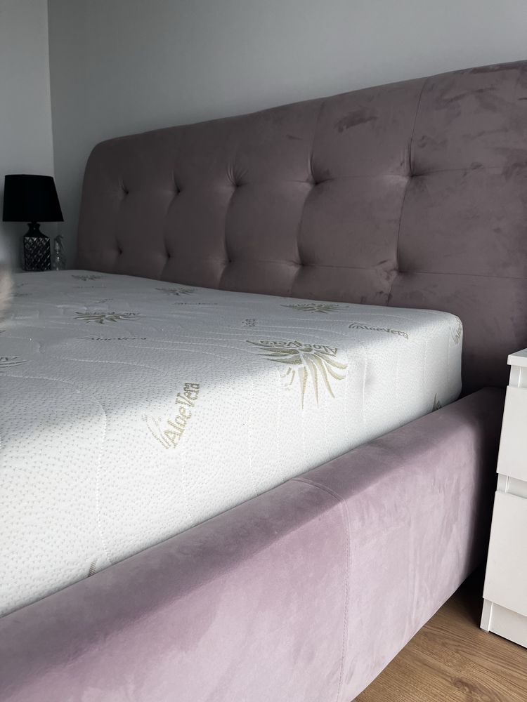 Łóżko tapicerowane Amber do sypialni 160x200