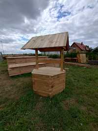 Obudowa Studni, Studnia Ogrodowa z Przykryciem, Sześciokąt 140cm