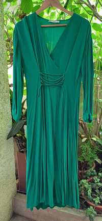 Vestido verde Mango